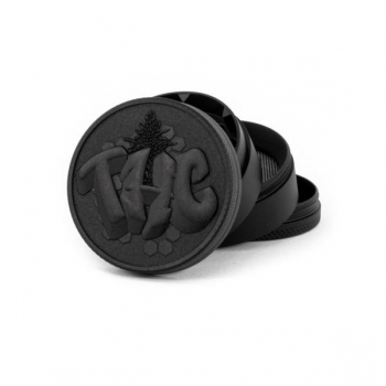 1 Metall Grinder Pollinator 4 part ø 50mm Black Embossed Graffiti